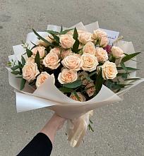 Букет Кремовые розы Латте в Грановщине