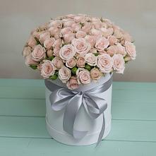 Цветочная композиция из Розы в шляпной коробке #REPLACE_PRED# Грановщине