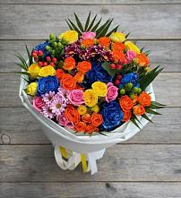 Букет цветов из:  Розы и Хризантемы в Грановщине