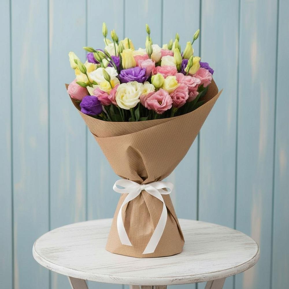 Букет цветов из: Лизиантусы в Грановщине