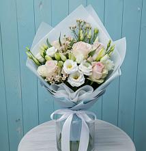 Букет цветов из:  Розы и Лизиантусы в Грановщине
