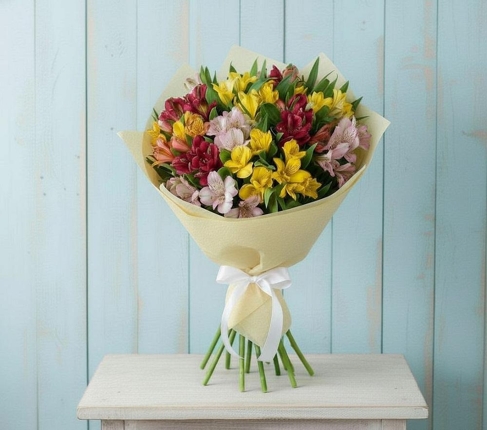 Букет цветов из: Альстромерии в Грановщине