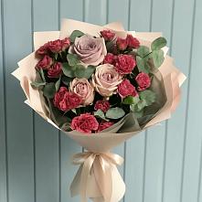 Букет цветов из:  Гвоздики и Розы в Грановщине