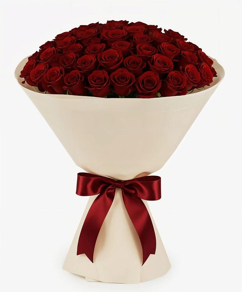 Букет 101 Бордовая роза Блэк Бакарра в Грановщине