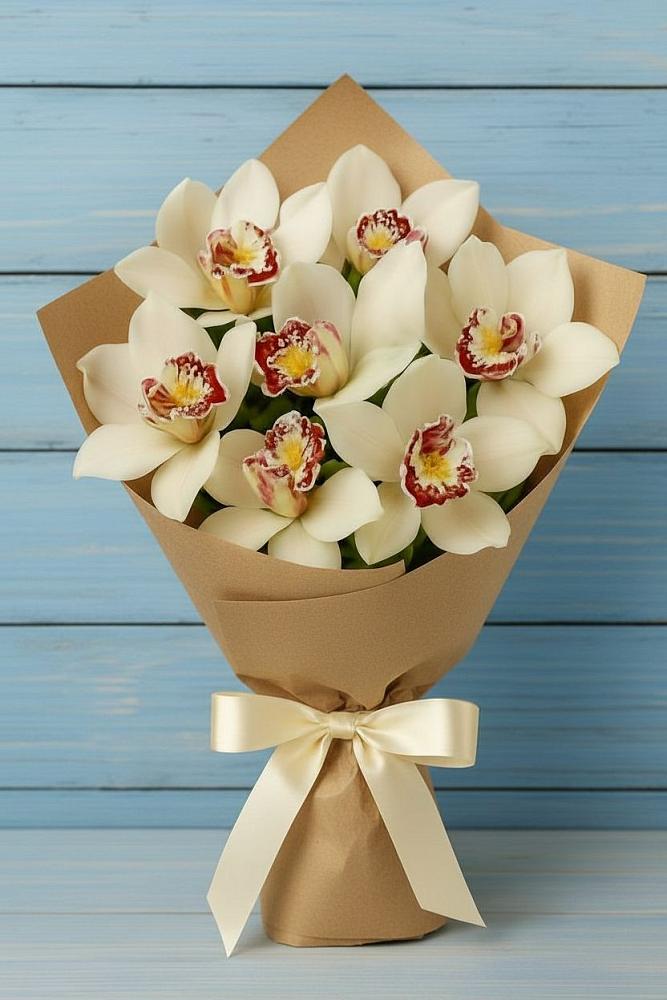 Букет цветов из: Орхидеи и Розы в Грановщине