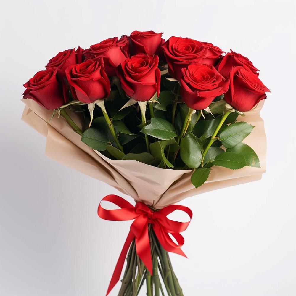 Букет 11 Красных роз Эдлесс Лав в Грановщине